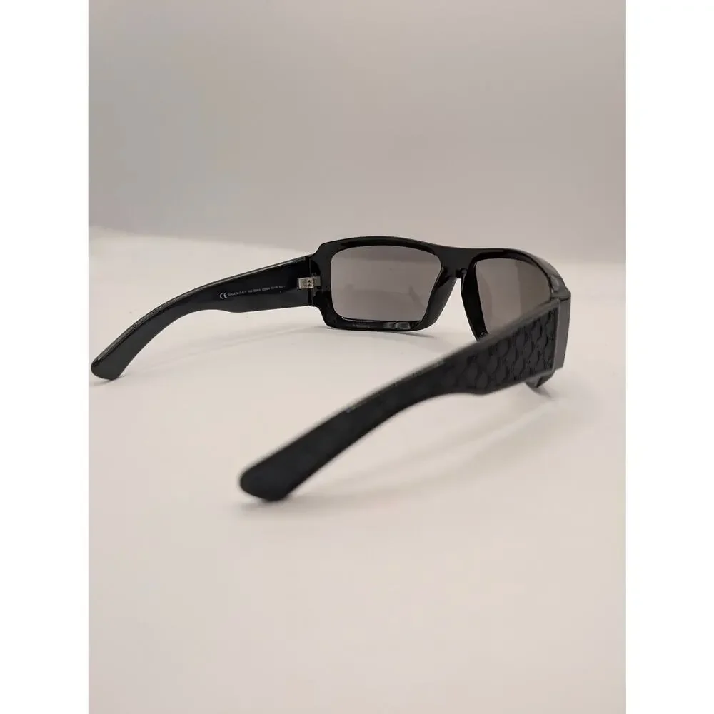 AUTH Gucci GG1559/S Black Y2K Shield Wraparound Sunglasses Vintage Made in Italy